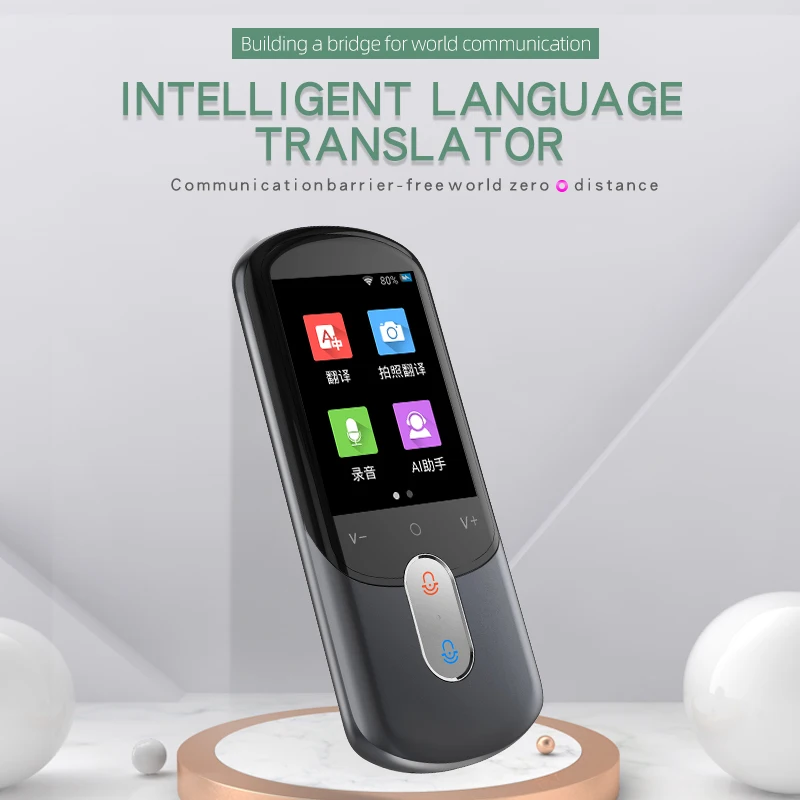 2024 New Fast Translator F4A Wifi Support 85 Countries Online & 43 Photo &12 Offline Translation Bluetooth