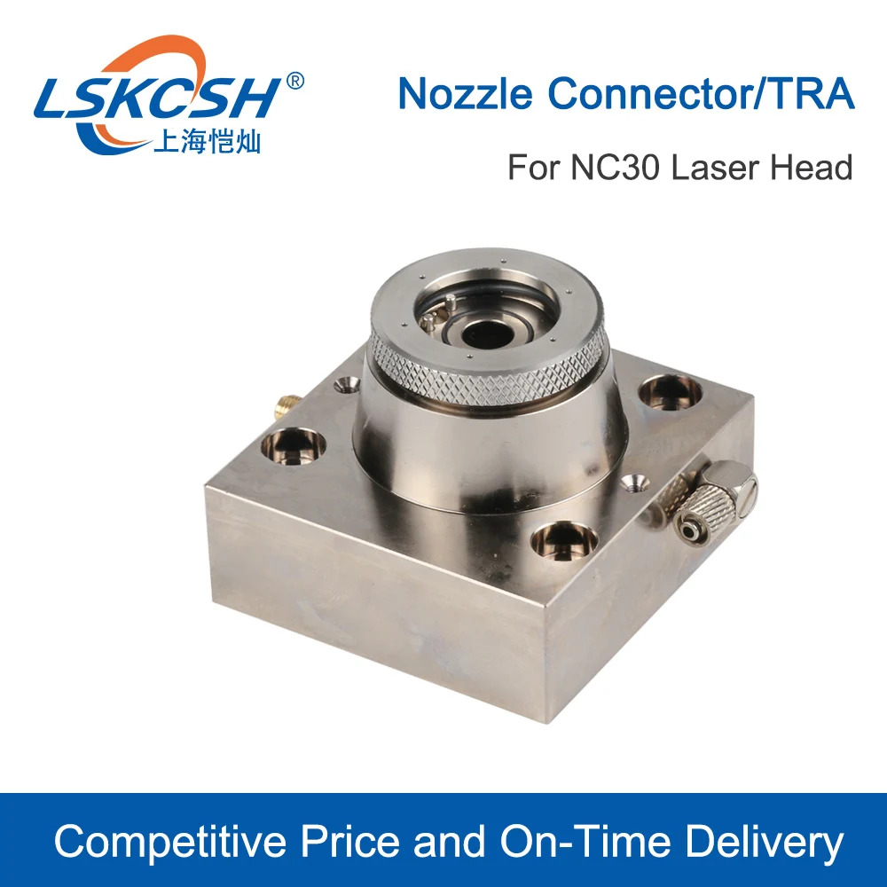 

LSKCSH Fiber Laser Nozzle Connector Capacitive Sensor Ceramic Holder for NC30 NC30B Laser Head Metal Cutting Head