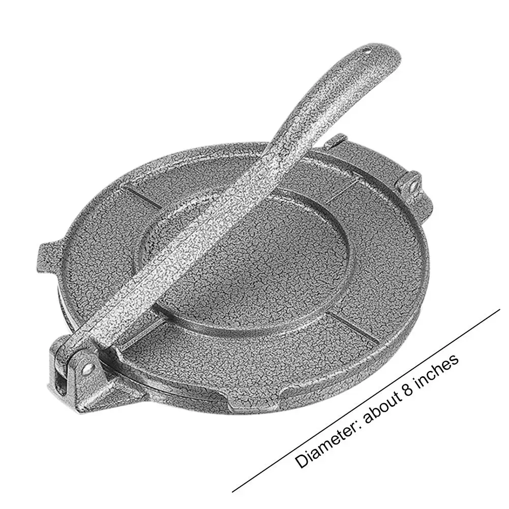 8 Inch Tortilla Press Maker Non-Stick Flour Corn Aluminium Foldable Corn Dough Press Machine Coated Flat Easy Cleaning image 6