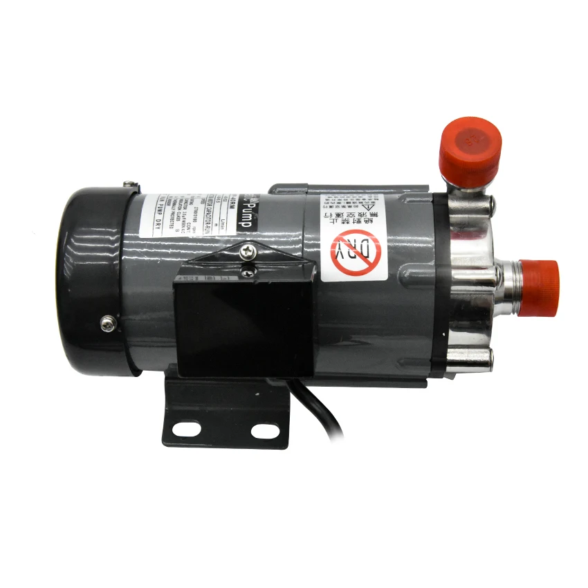 Mini Magnetic Drive Circulating Pump MP-40RM Stainless Steel Head Large Flow Water Pump Acid And Alkali Resistant, No Leakage