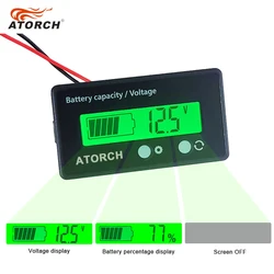 DC7-100V Lead Acid Lithium Battery Capacity Indicator 12V 24V 48V Car Motorcycle Analog Digital Voltmeter Voltage Tester Meter