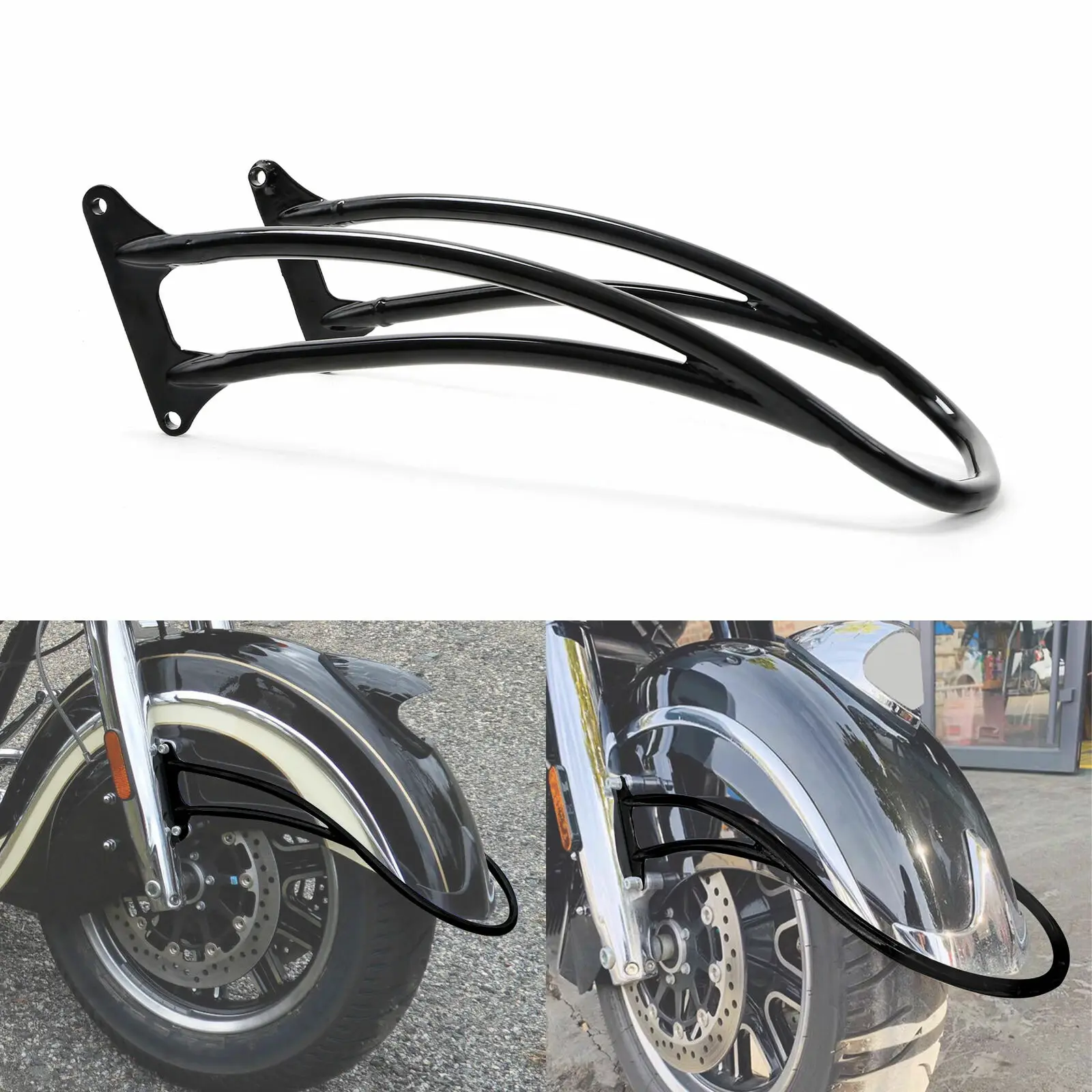Front Fender Bumper For Indian Chieftain Classic 2018-2020 Roadmaster 2015-2023 Springfield Vintage Dark Horse Motorcycle