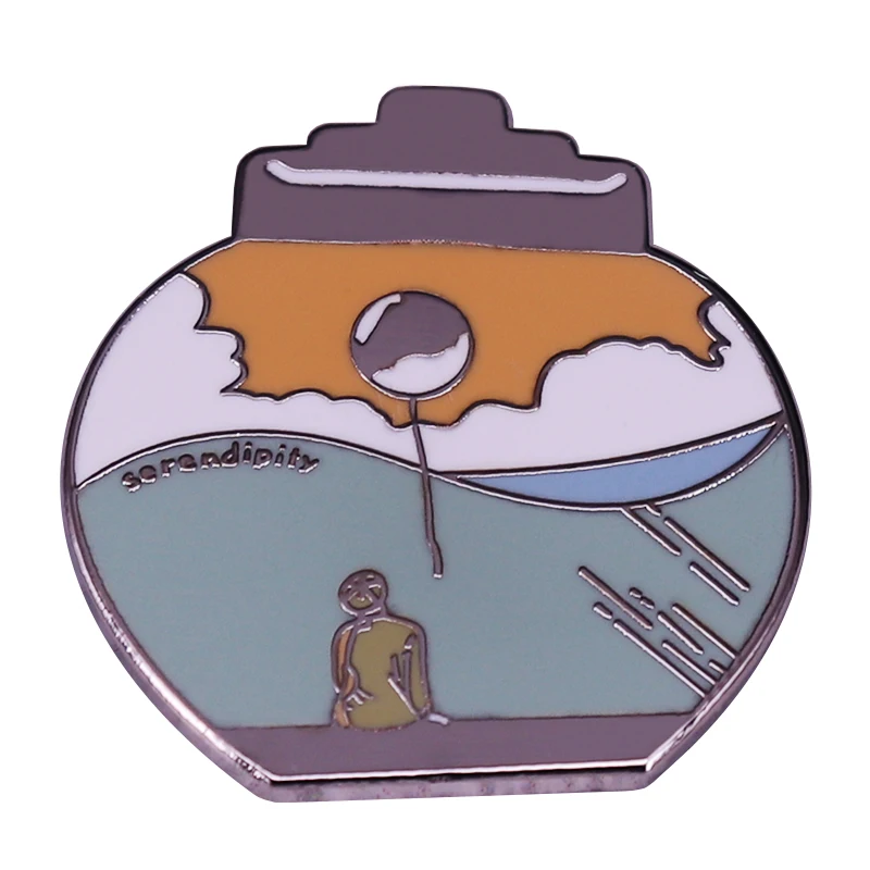 Jimin Serendipity Pin de esmalte, insignia de niño de Corea del Sur, regalo de amor para fanáticos de canciones musicales