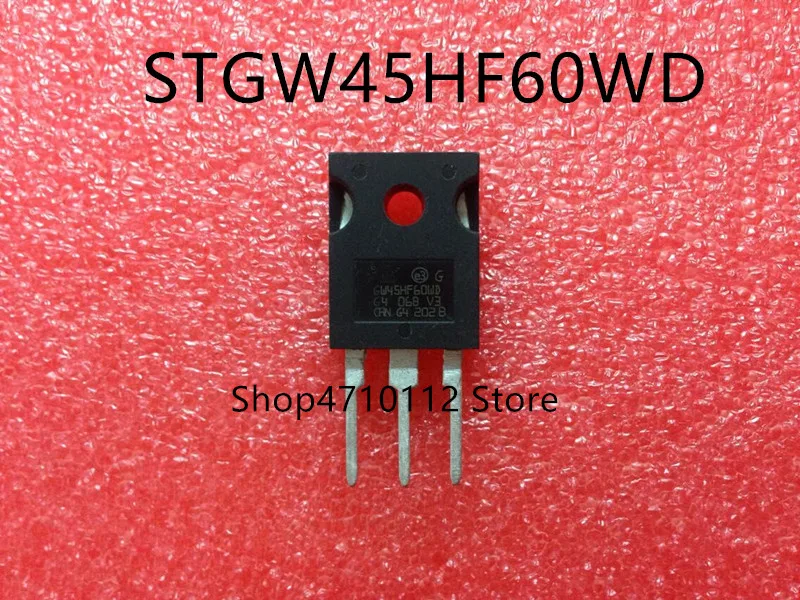 

10PCS/LOT GW45HF60WD STGW45HF60WD STGW45HF60 GW45HF60 TO-247 IGBT600V 45A