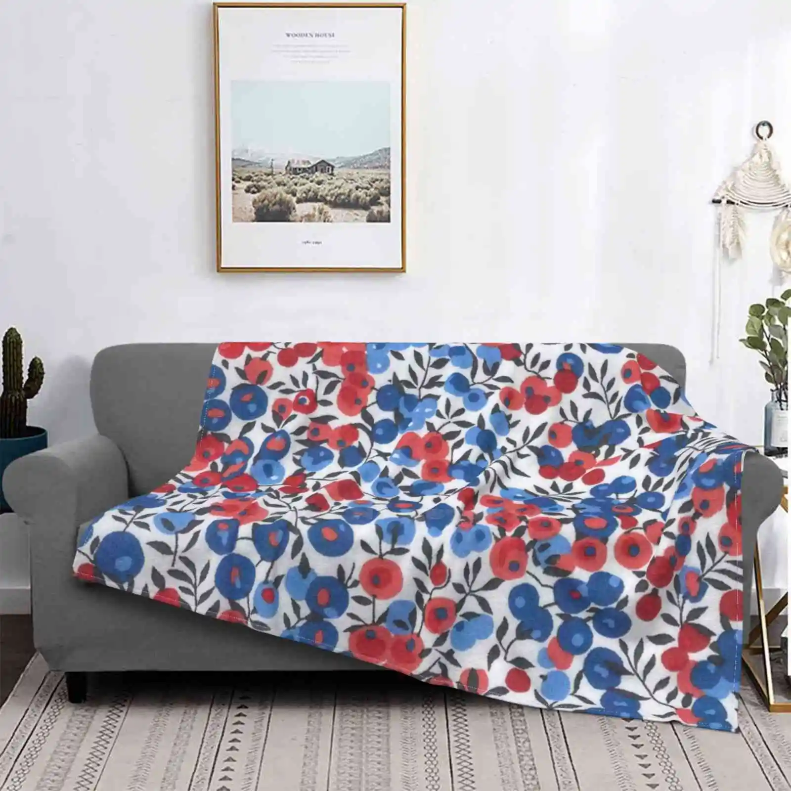 Tana Lawn Fabric From Betsy Ann Fig Super Warm Soft Blankets Throw On Sofa/Bed/Travel Cordon Libert Ybetsy Rouge Betsy