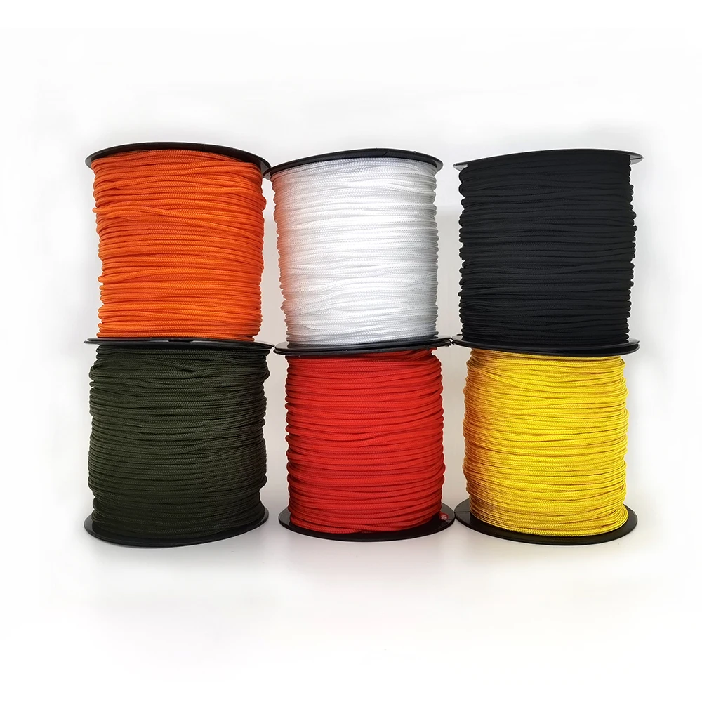 100M One Stand Cores Paracord Rope 2mm Outdoor Polyester Parachute Cord Camping Survival Umbrella Tent Bundlee,