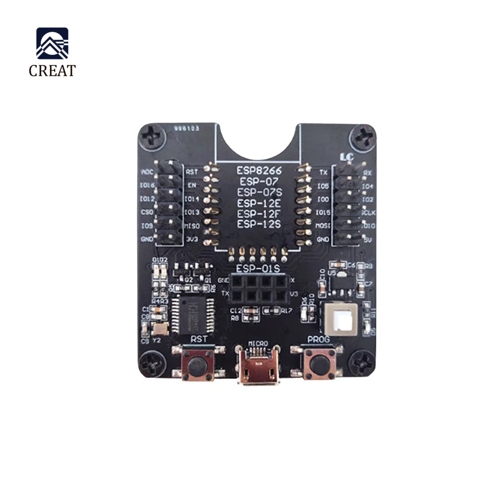 ESP8266 Test Frame Burner Development Board WIFI Module One-click download Support for ESP-12F ESP-07S ESP-12E ESP-01S ESP12S