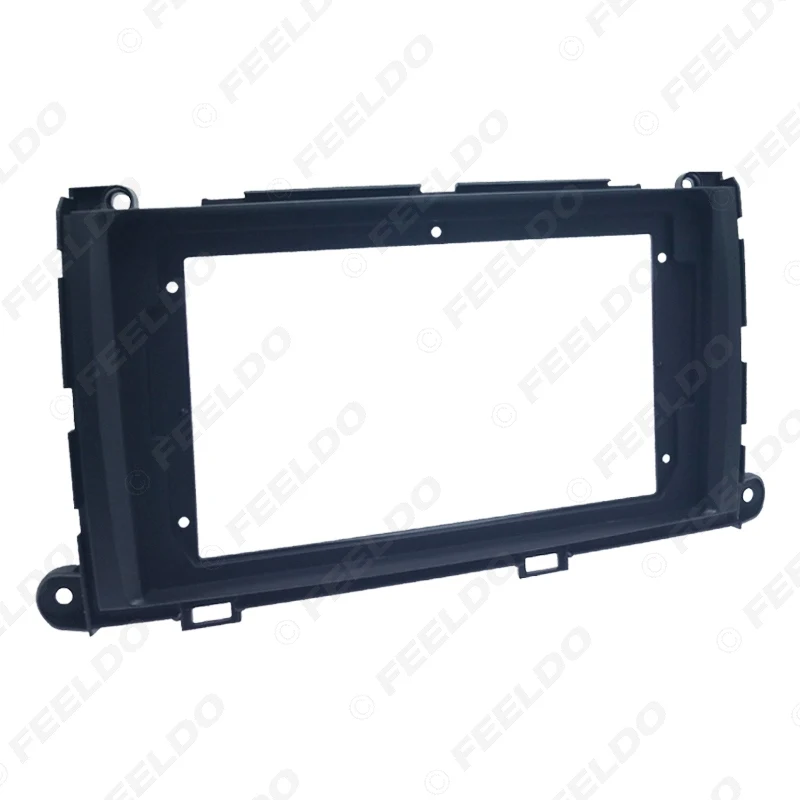 FEELDO Car Audio 9 Inch Big Screen Fascia Frame For Toyota Sienna 2011 2Din Stereo Dash Fitting Panel Frame Installation Kit