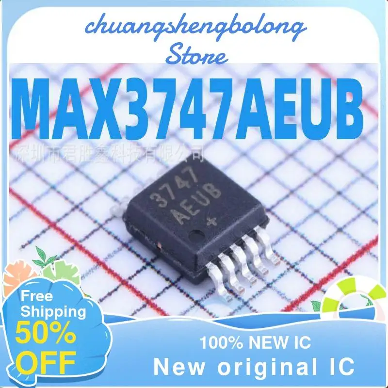 

5 шт. MAX3747 MAX3747AEUB MAX3747AEUB + T новый оригинальный IC