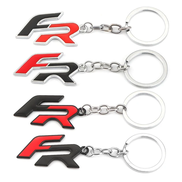 Car Keychain FR Keyring Metal Key Chain Ring Holder Badge for Seat Alhambra Leon Ateca Arona Altea ltea Cupra Toledo Tarraco AliExpress 34