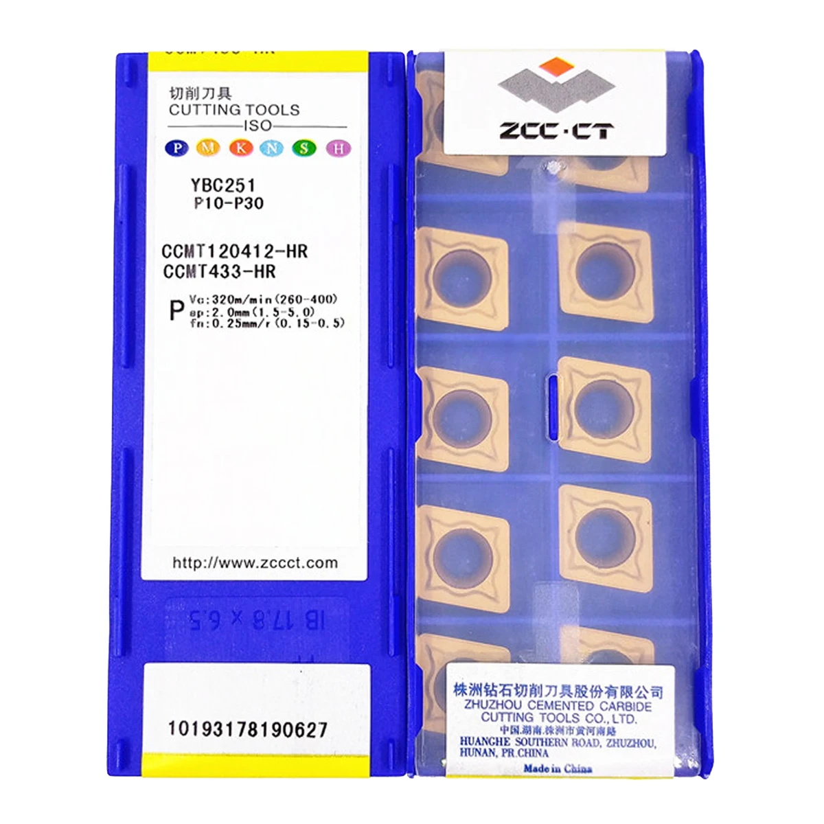 ZCC.CT CCMT09T304 CCMT09T308 CCMT120408 CCMT120412-HR YBC251 Carbide Insert CCMT Inserts