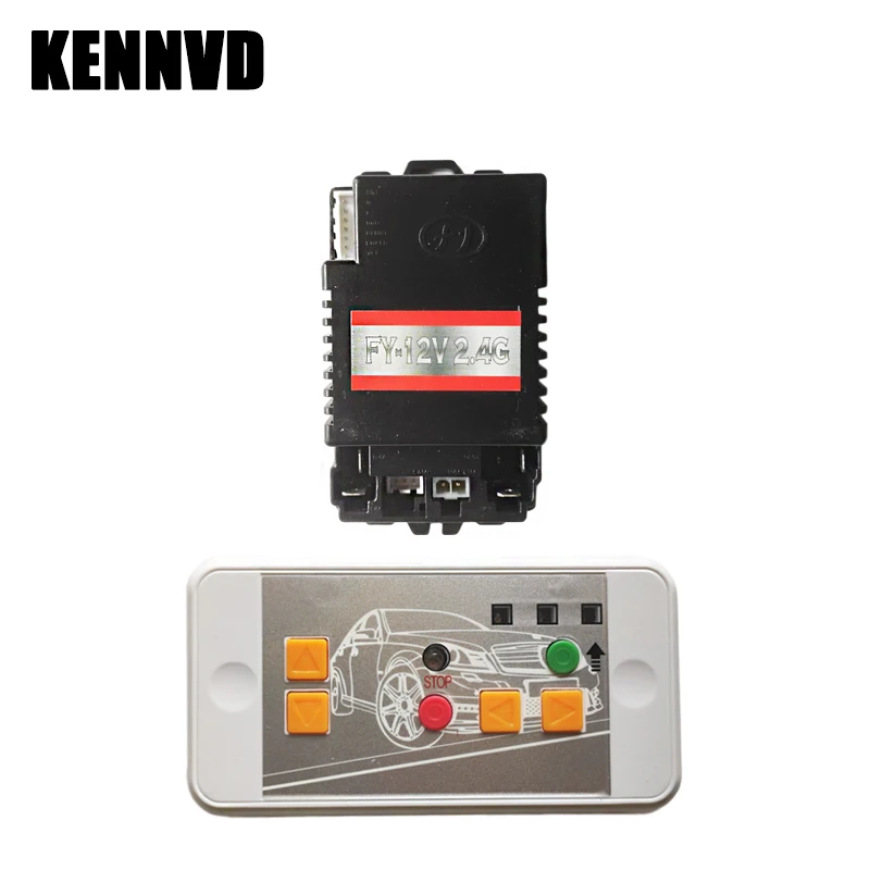 FY-12V 27M FY-6V 27M kinder Elektrische Auto Fernbedienung Empfänger, FY-12V 2,4G Bluetooth Fahrt Auf auto Controller Sender