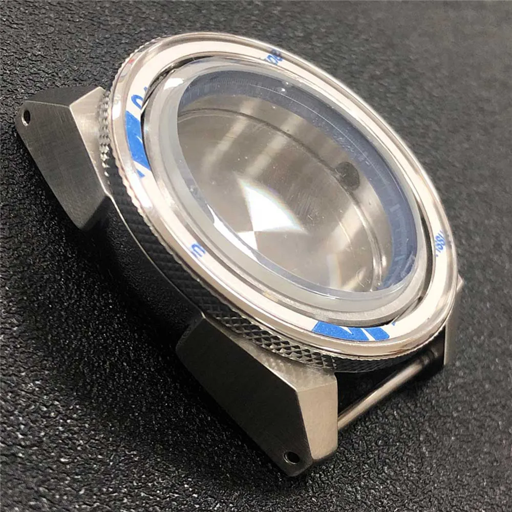 Professional 43มม.นาฬิกา10ATM กระจก Sapphire Bezel Crown สำหรับ NH35/NH36การเคลื่อนไหวอัตโนมัติ