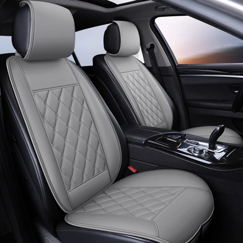 Auto Seat Cushion Leather Seat Cover Car Seat Protector Cushion seat Car Front Seats Covers luxury car seat Cape 5 seats