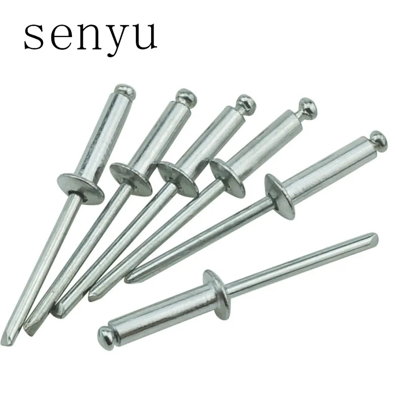 luhuichang M3.2 Aluminum Mushroom Screw Pulling Rivets Break Mandrel Blind Nail Pop Rivet self-plugging rivet Furniture