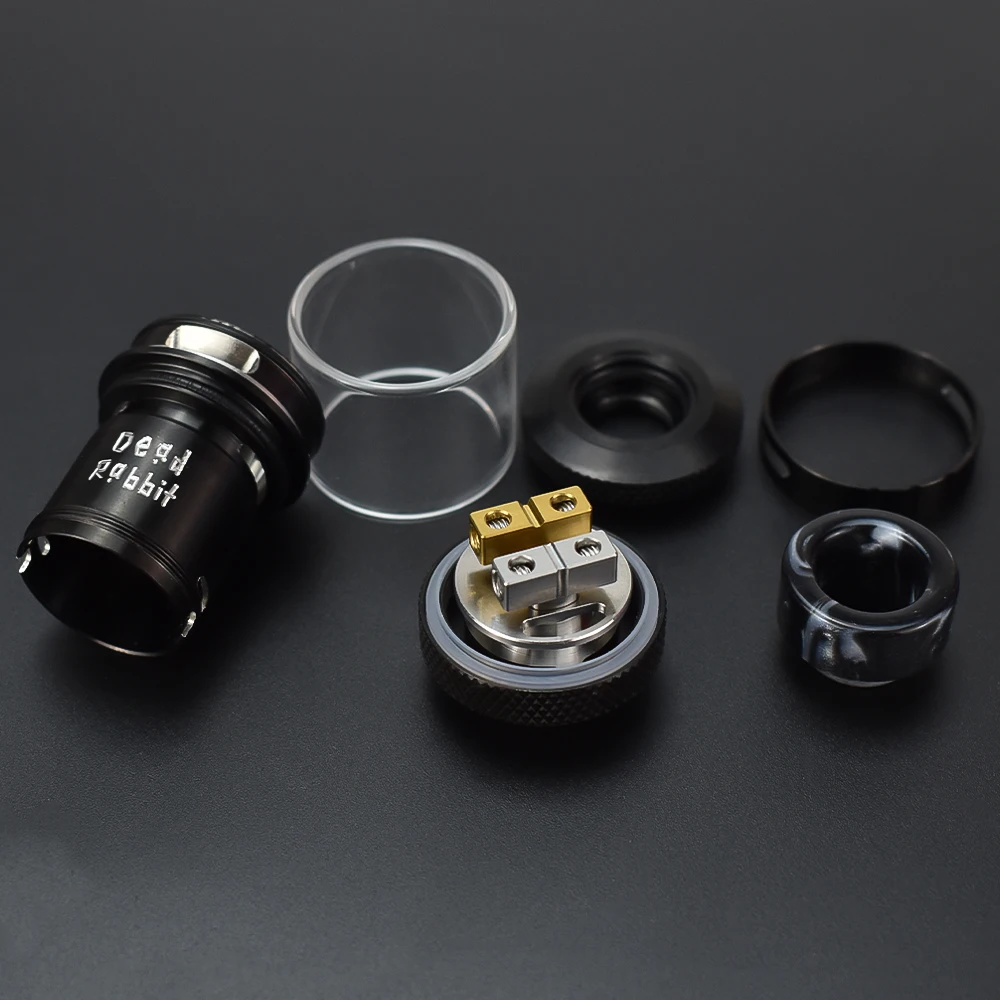 أرنب ميت تانك بخاخ RTA 4.5 مللي قدرة 25 مللي متر قطر 316SS لفائف واحدة أو لفائف مزدوجة rebuild able 510 E-السجائر المرذاذ خزان