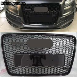 Q7 Front Sport Honeycomb Hood Grill Grille for Audi Q7 SQ7 Sline 2007-2015 Car Styling Accessories