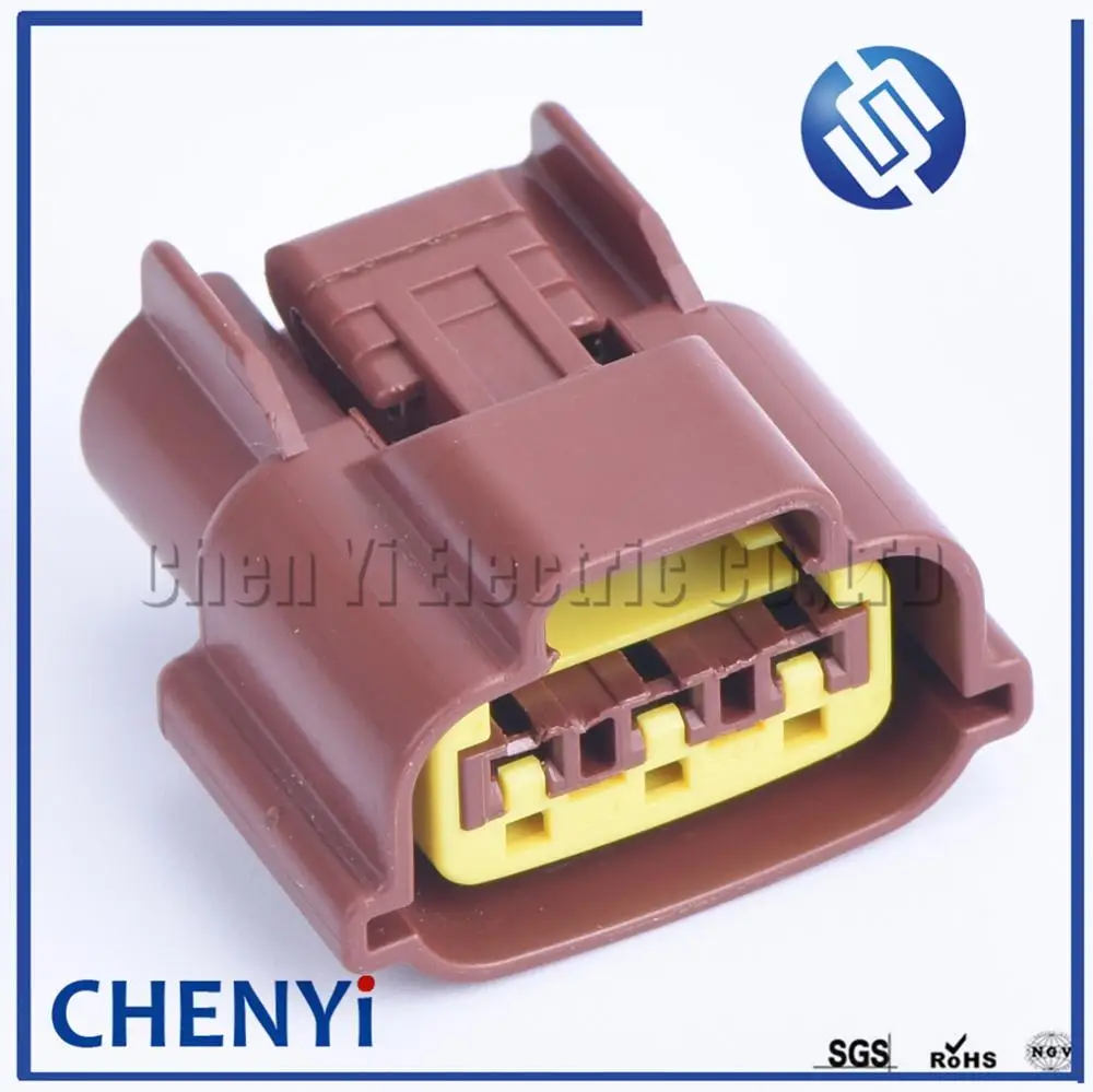 1 set 3 Pin 6098-0142 Automotive Ignition Coil Plug Female waterproof Connector TPS Throttle Position Sensor For Cars Nissan