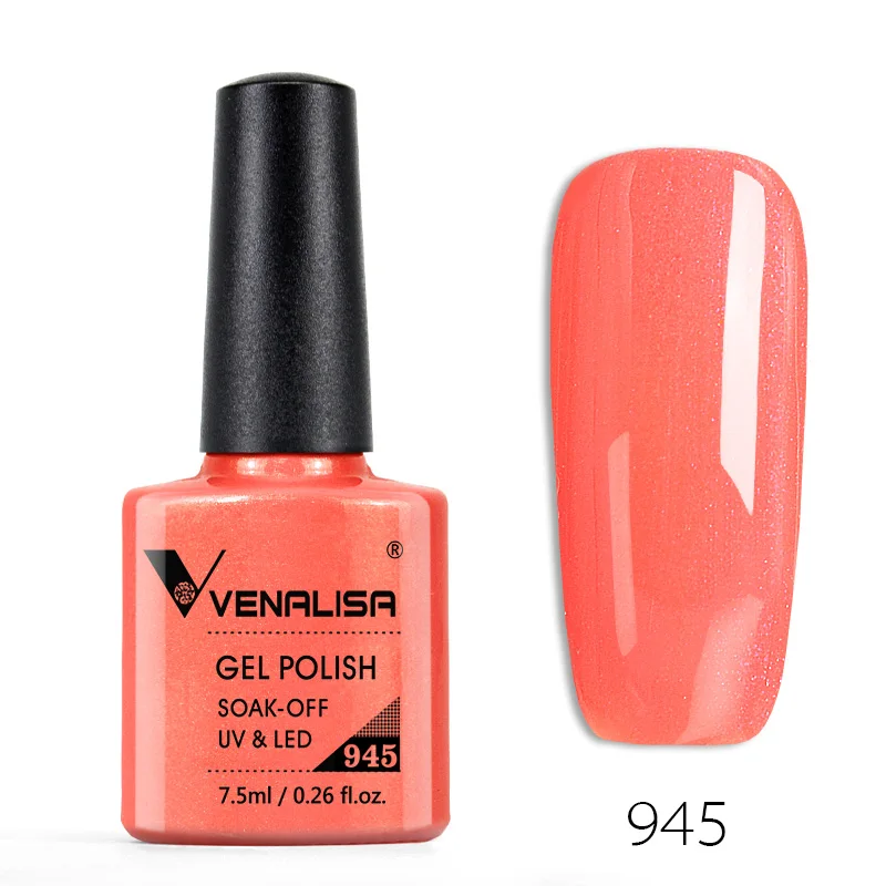 # 61508 Venalisa Gel Nail 7,5 ml Top Coat Top Base Coat Foundation voor UV Gel Polish Beste op Ali Nieuwe Stijl Nagellak Vernis