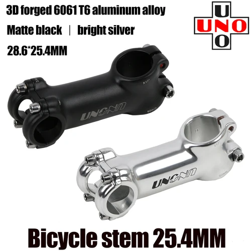 Imagen 1 del producto Vástago de bicicleta UNO ultraligero 17 grados 28,6 25,4 MM 70-120MM MTB vástago de bicicleta de carretera para horquilla bicicleta de montaña MTB Kalloy