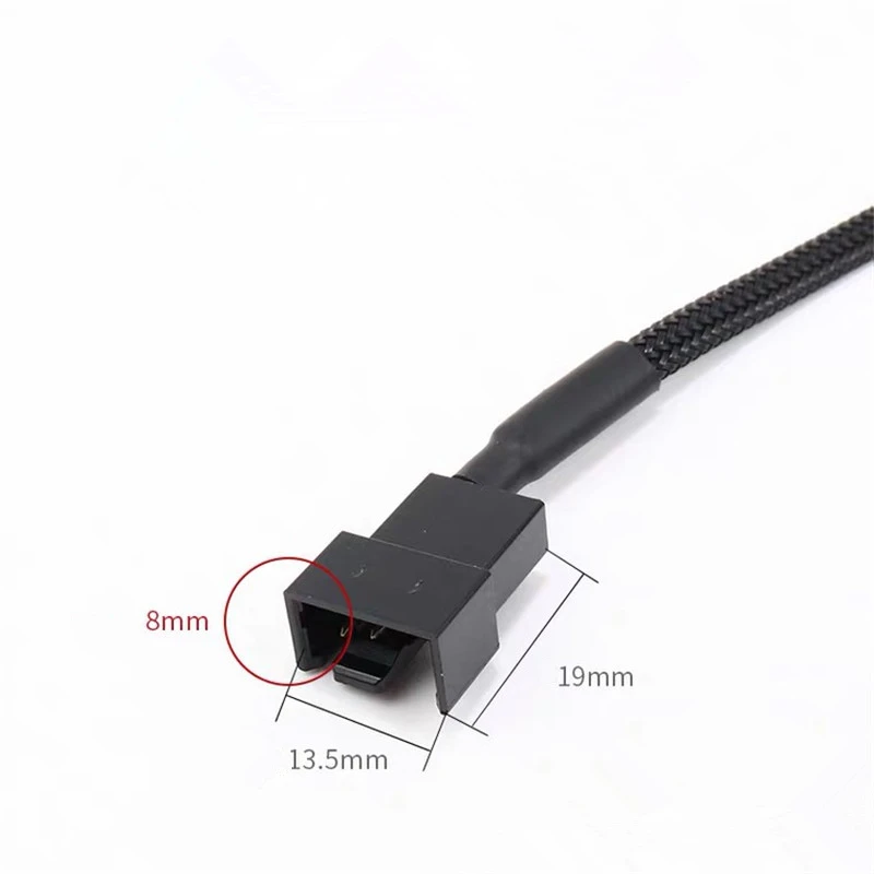 SATA 15 핀-2 웨이 3/4Pin 컴퓨터 CPU 호스트 냉각 팬 어댑터 케이블, 1-1 2 3 4 허브 연장 케이블 변환 전원 케이블