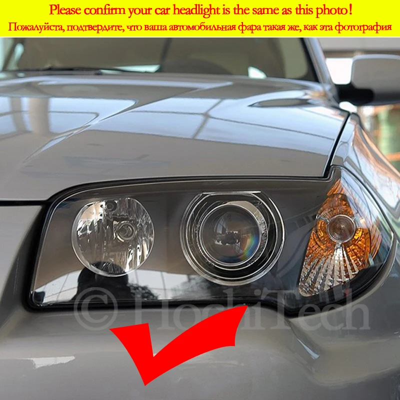 Hight Quality CCFL Angel Eyes Kit Warm White  Ring For BMW E83 X3 2003-2010  Demon Eye