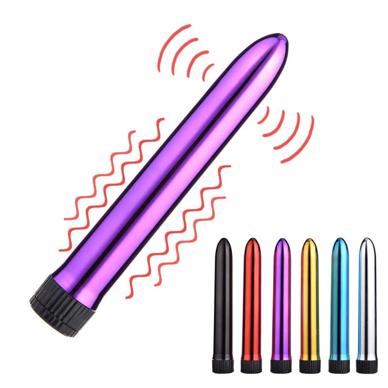 6.5 Inch Multi-Speed Traditional Powerful Vibrators, Slim Waterproof G Spot Vibrating Massager, Adult Sex Toys For Women