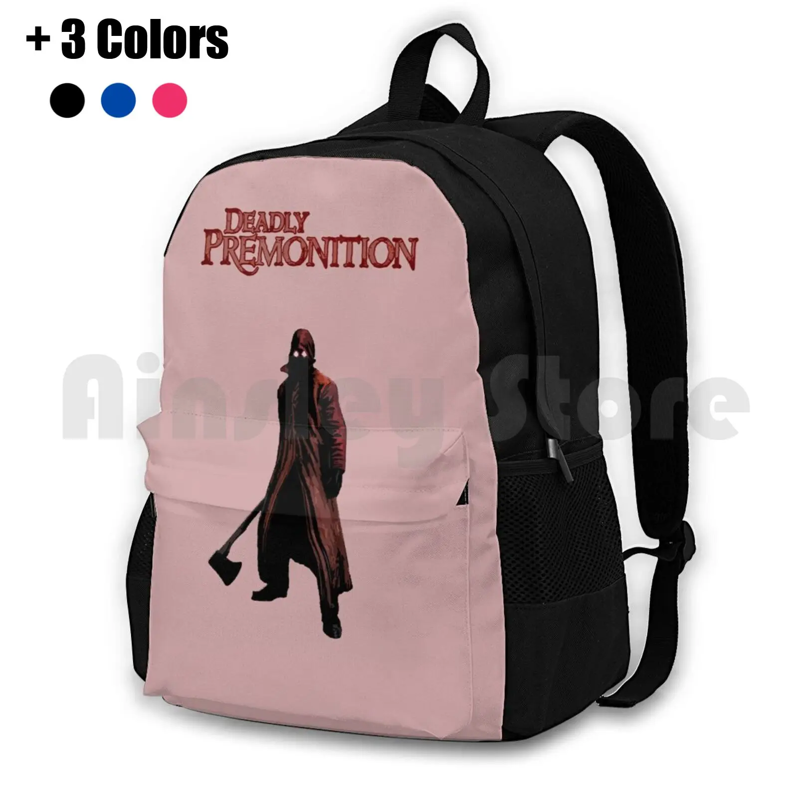 Raincoat Killer Outdoor Hiking Backpack Waterproof Camping Travel Raincoat Killer Deadly Premonition Video Games Swery65 Sexual