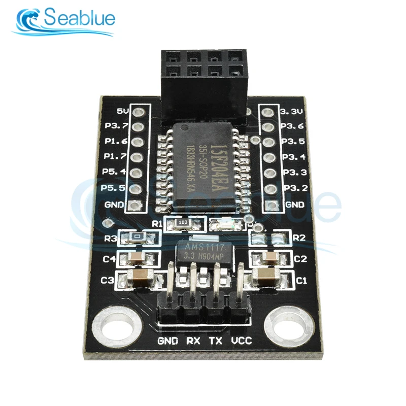 STC15F204 ESP Drahtlose Entwicklung Bord NRF24L01 Buchse Modul Drahtlose Serielle Interface Modul Mikrocontroller Für Arduino