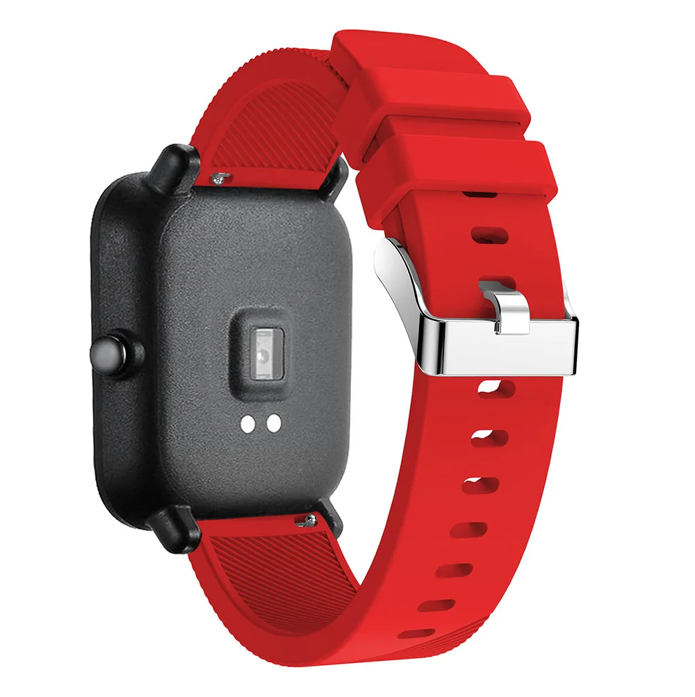 Correa de muñeca de silicona para Huami Amazfit GTS 2/Mini, pulsera deportiva para Xiaomi Amazfit Bip S/U / Pro / GTR