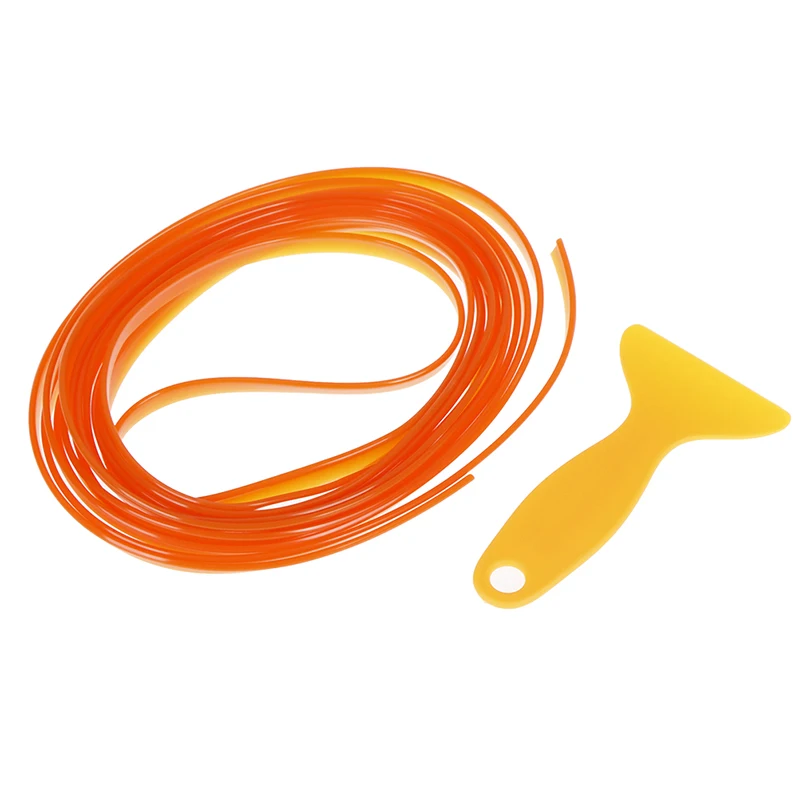 Oranje Auto Styling Interieur Molding Trim Versieren Strip 5M Lijn Kloof Filler Kit