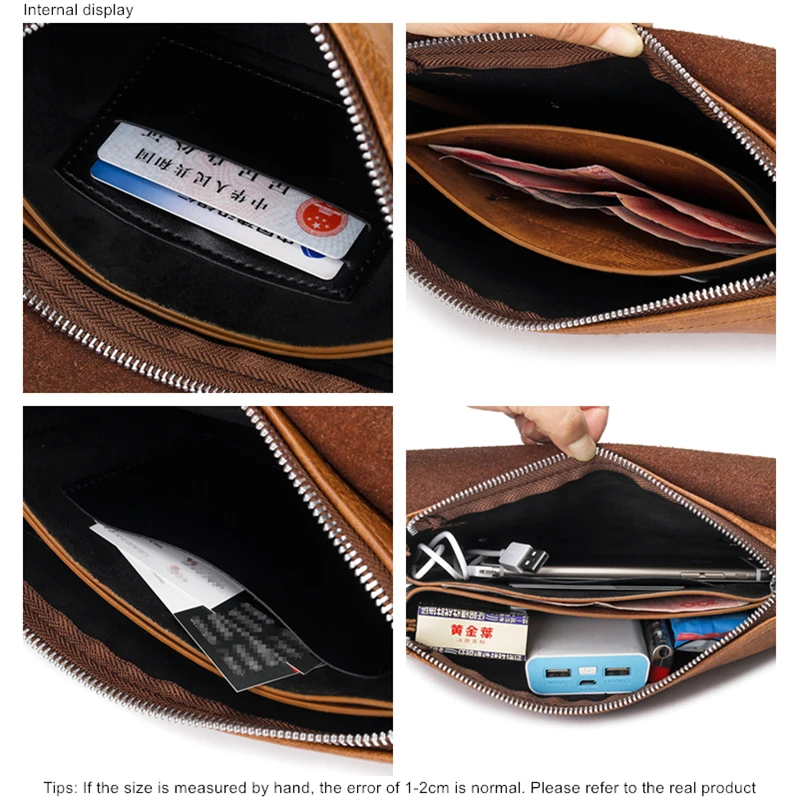 JEEP BULUO Brand PU Leather Clutch Bag In Three Colors New Style Men\'s Wallet Long Card Bag Men\'s Wallet Zipper Large Space