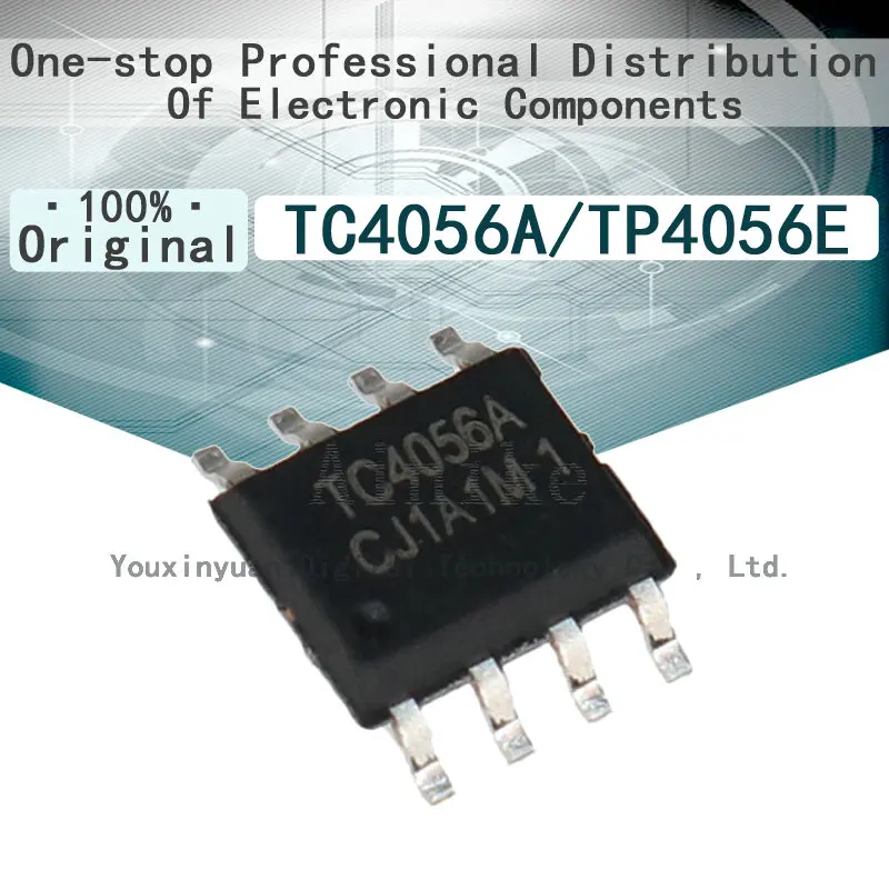 

10/Pcs Brand new original stock TC4056A TP4056 TP4056E SOP-8 1A linear lithium ion charger IC chip