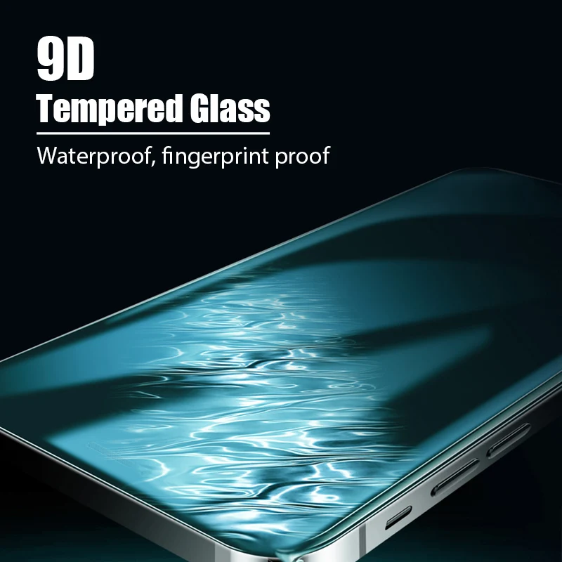 Full Cover Protective Glass On For iPhone 11 Pro X XR XS Max Screen Protector On iPhone 7 8 6 6s Plus 12 Pro Max Glass Film