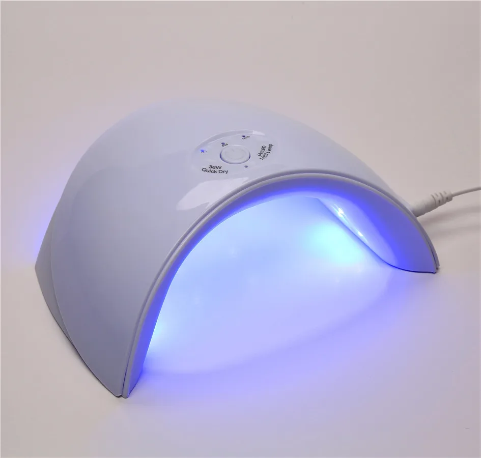 9SD White USB LED Nail Lamp Light for Nail Dryer Curing Nail Polish Gel Art Nail Tools Touch Button Smart Timer 60S/120S