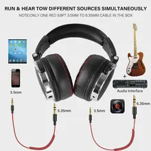 Pro Wired DJ Headphones with Mic #3