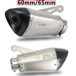 S1000RR Slip-On Exhaust Muffler 60mm/65mm Inlet Motocross Escape DB Killer Laser for BMW S1000RR 2010-2014 S1000R 2010-2016