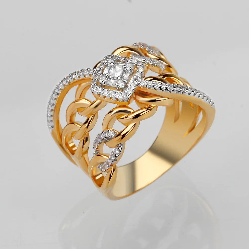 Luxury CZ Rings Cross Geometry Cubic Zirconia Dubai Naija Bridal Finger Rings 2022 Women Engagement Party Jewelry Addiction