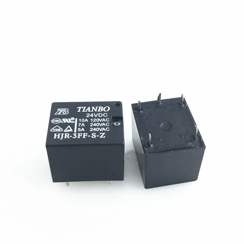 2Pcs HJR-3FF-S-H-12VDC HJR-3FF-S-Z-12VDC HJR-3FF-S-H-24VDC HJR-3FF-S-Z-24VDC Dip Relais Gloednieuwe Originele
