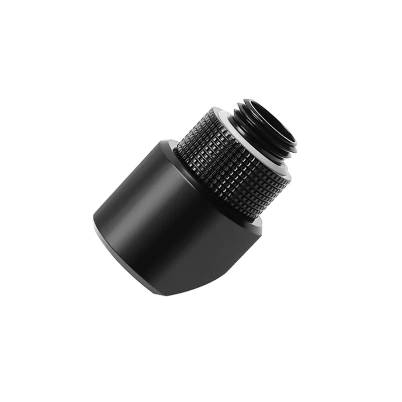 

BARROWCH G1/4" 45 Angled 360 Rotary Computer Water Cooling Build Necessary Elbow Fittings, Connector,Black,Silver,FBWT45-MR