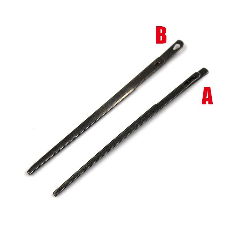 3pcs leather sewing craft tool  Leather rope needle Leather needle knitting needle double hole leather rope lace needle DIY