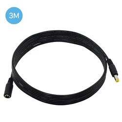 3Meters  DC 12V Power Extension Cable 5.5*2.1mm Male Female Power Cord For Wifi/ Security Camera