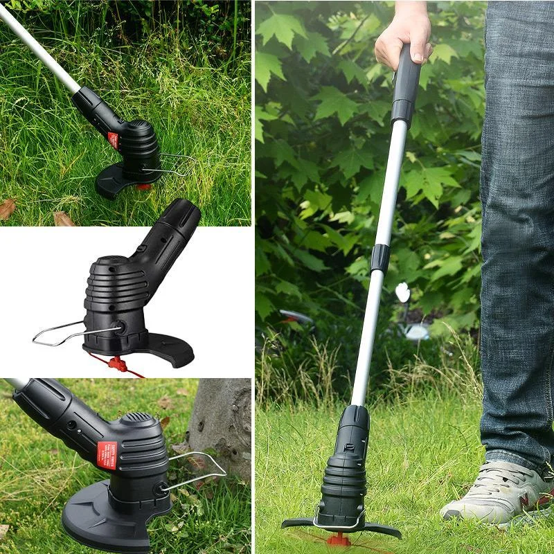 Imagem -04 - Portátil Inteligente sem Fio Elétrico Cortador de Grama Grass Trimmer Cordless Comprimento Jardim Poda Corte