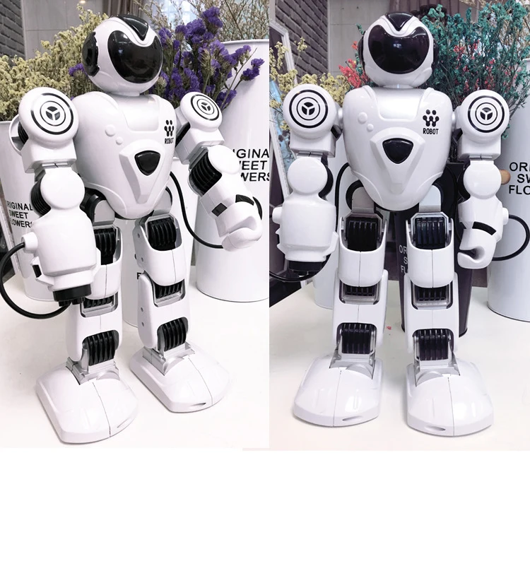 Robot intelligent à commande à distance pour enfant, jouet éducatif, avec Dialogue vocal, chant et danse légers