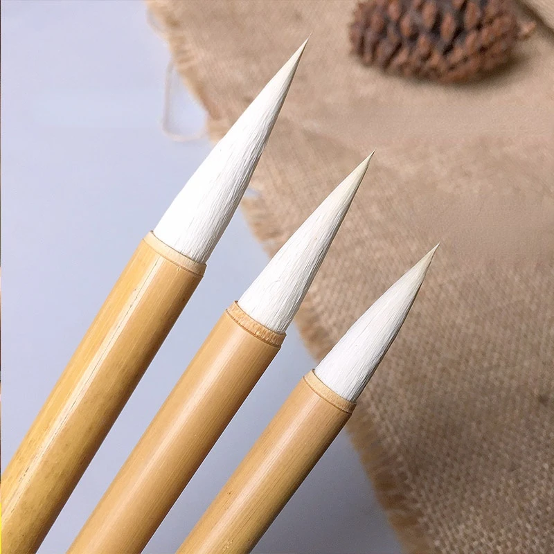 

Woolen Hair Painting Coloring Brush Pen Official Seal Script Calligraphy Writing Brush Chinese Landscape Painting Coloring Brush