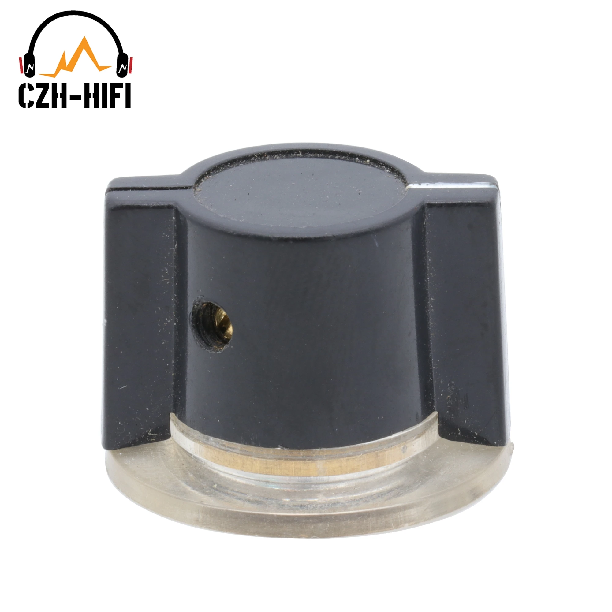 10 stücke 26*18mm Bakelit KUNSTSTOFF Vintage Marconi Neve Set Zeiger Knopf Taste Kappe Für Gitarre AMP Schrank wirkung Pedal Stomp Box – Detail 2