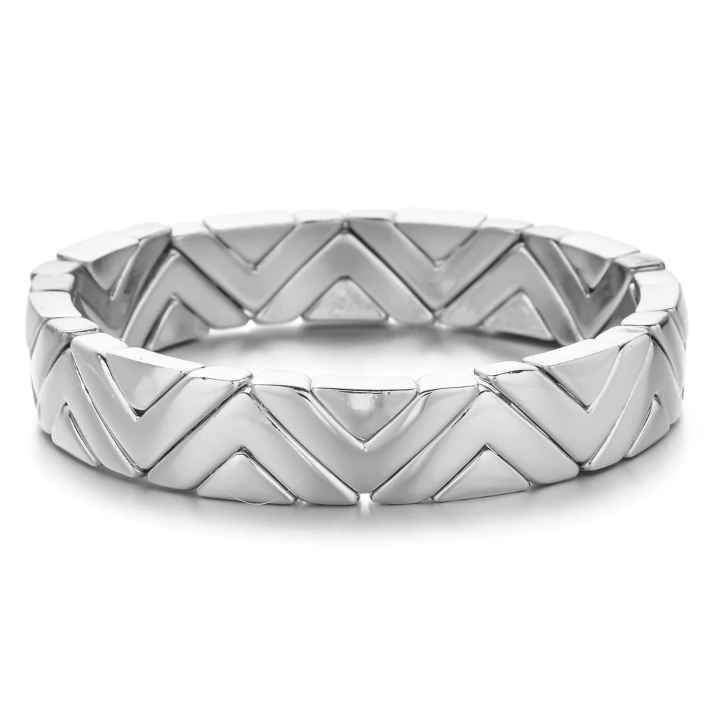 Boho New Bracelet European Punk Adjustable Bracelets & Bangles Women Wave Fashion Charm pulseras Metal Braided Party Jewelry