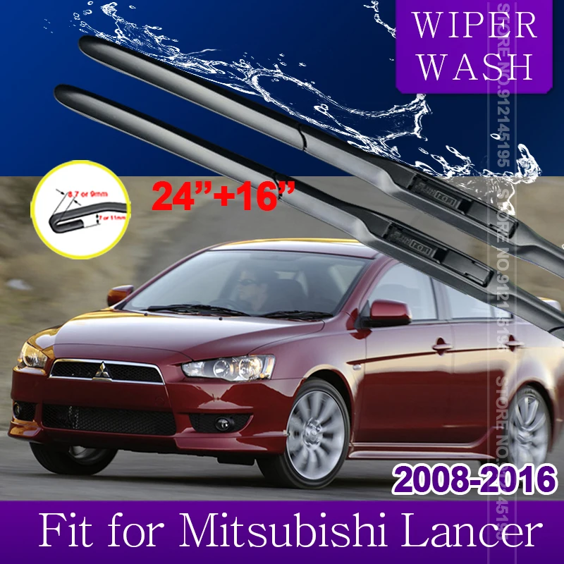 

Car Wiper Blade for Mitsubishi Lancer 2008~2016 Ralliart EVO X Galant Fortis EX Windscreen Windshield Wipers Car Accessories