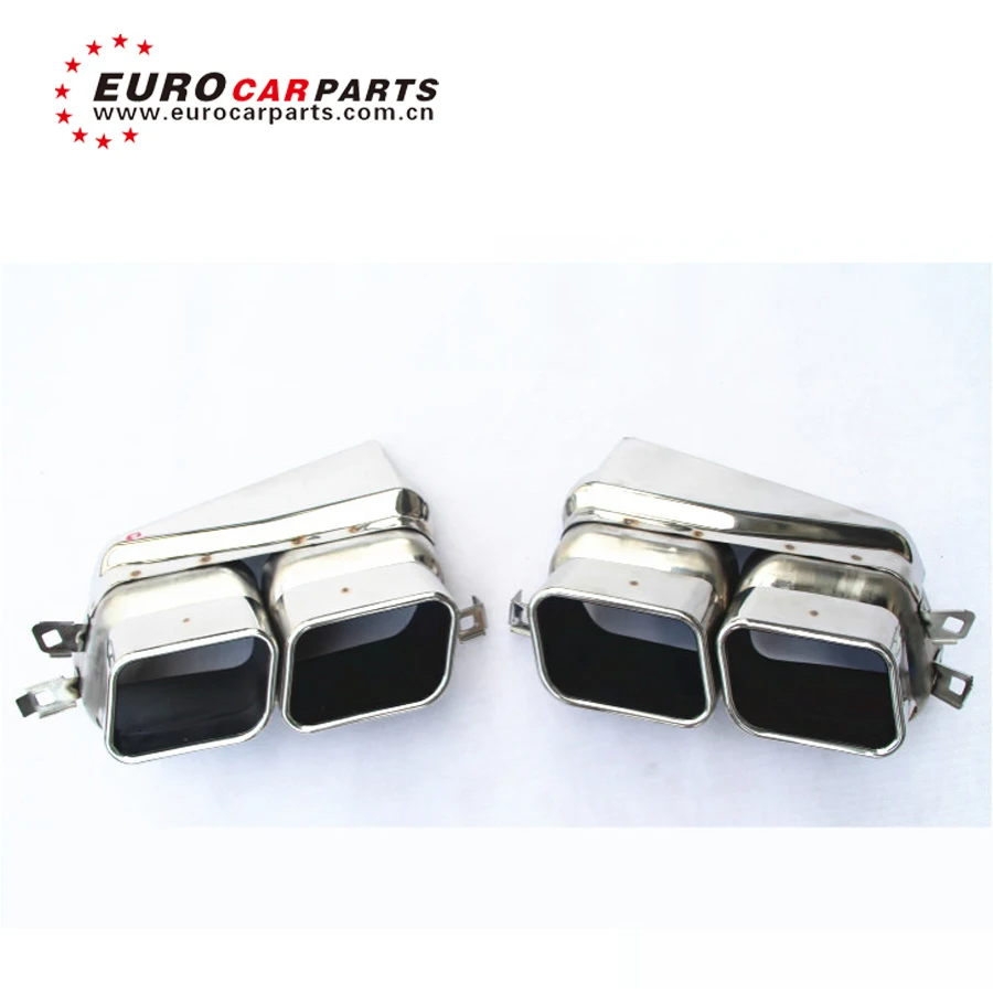 7 series 740li 750li muffler tips  for 740li 750li to 760li stainless steel exhaust pipe  740li 750li  760li exhaust tips