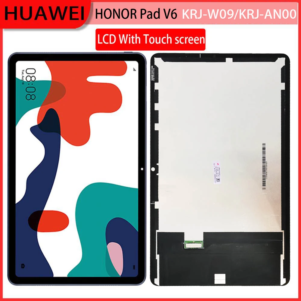 

New LCD 10.4" inch For HUAWEI HONOR Pad V6 KRJ-W09 / KRJ-AN00 5G WIFI Touch Screen Digitizer With Lcd Display Assembly